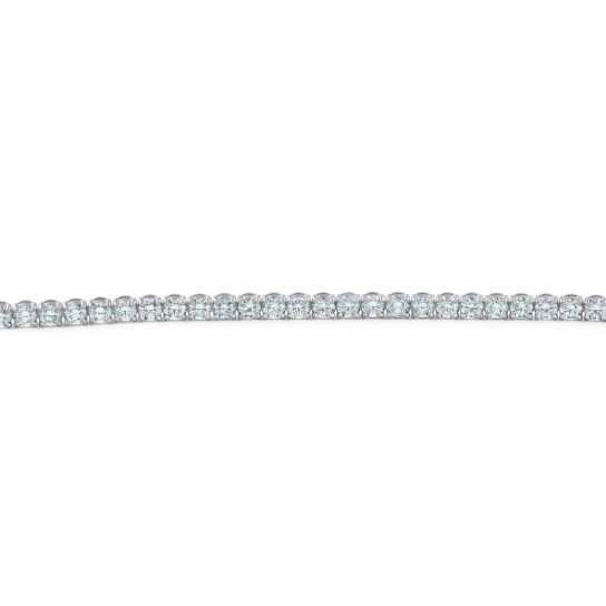 Certified 6.12 Ct Lab Grown Diamond Tennis Bracelet White Gold 7" (H-I/VS2-SI1) (G-H, VS)