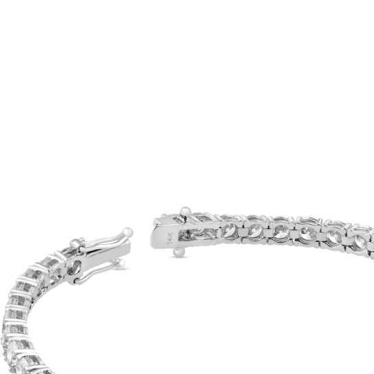 10 ct Diamond Tennis Bracelet 14k White Gold 7" Double Lock Clasp (G-H, I1)