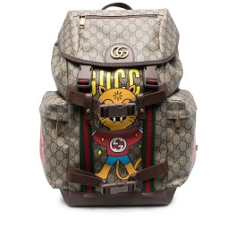 x Pablo Delcielo cat-print backpack