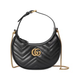 GG Marmont half-moon shaped mini bag