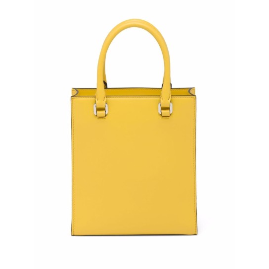 logo-embossed tote bag