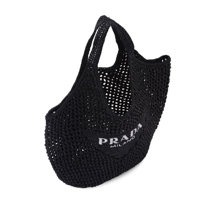 Prada Interwoven Logo Tote Bag - Farfetch