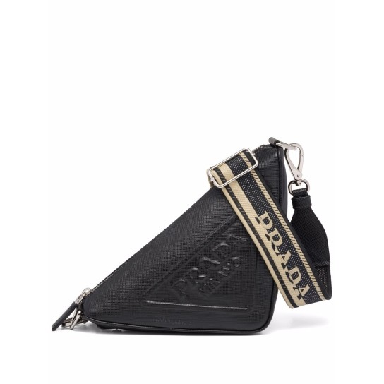 Saffiano leather Triangle bag