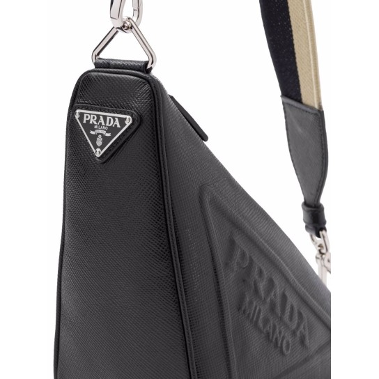 Saffiano leather Triangle bag