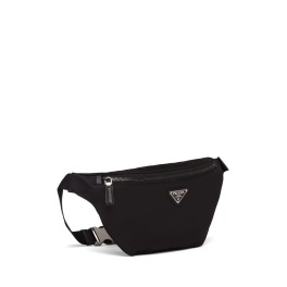 Re-Nylon logo-plaque belt bag