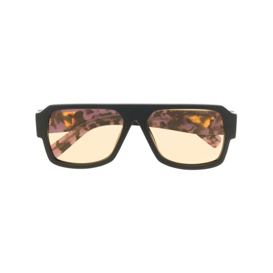 tinted square-frame sunglasses