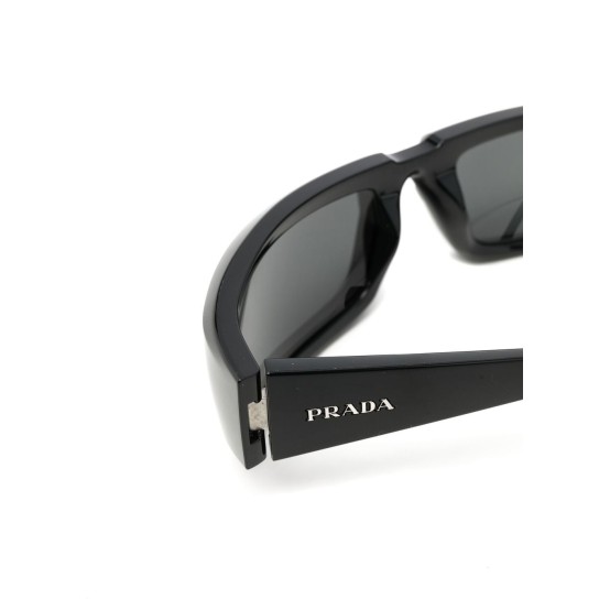 logo-print square-frame sunglasses