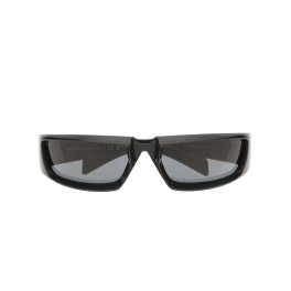 logo-print square-frame sunglasses