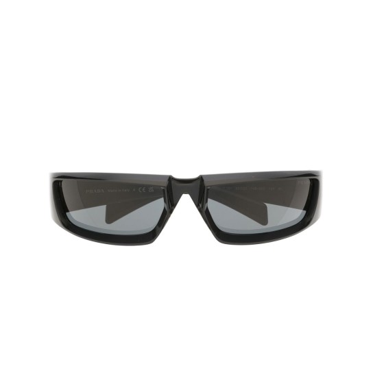 logo-print square-frame sunglasses