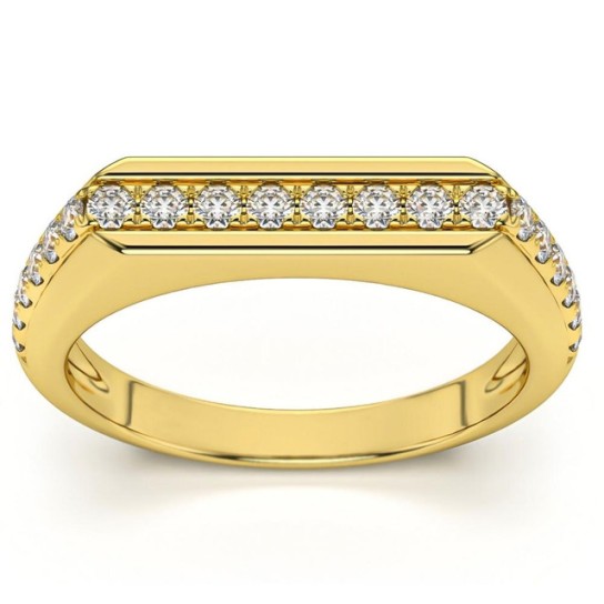 3/8Ct Diamond Ring in 10k White, Yellow, or Rose Gold (G-H, I1)