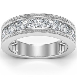 1 3/4Ct Diamond Men's Ring in 10k White, Yellow, or Rose Gold (G-H, I1)