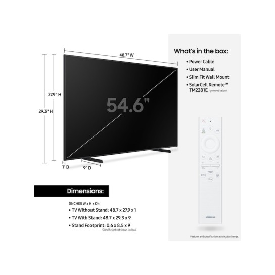 32” Class The Frame QLED HDR Smart TV (2022)