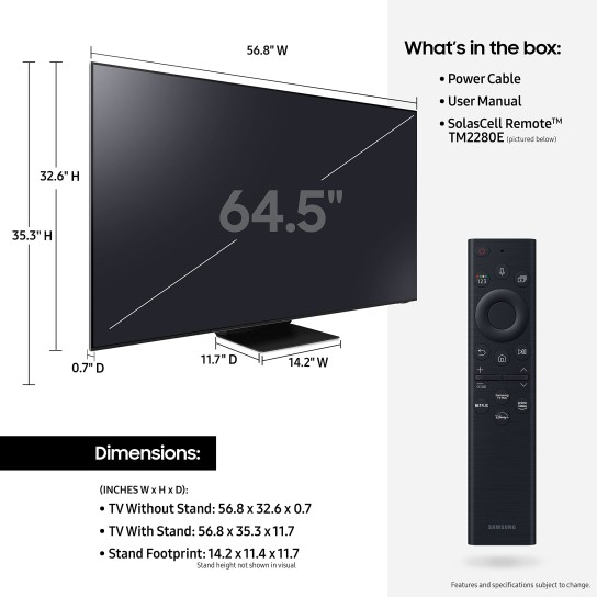 65” Class QN800B Samsung Neo QLED 8K Smart TV (2022)