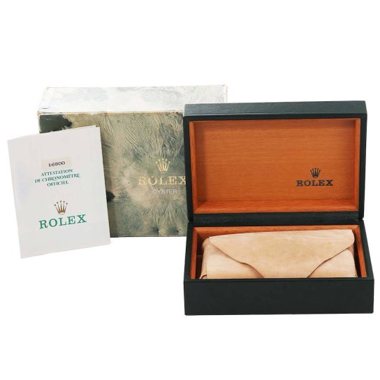 Rolex Submariner Date Steel Mens Vintage Watch 16800 Box Papers
