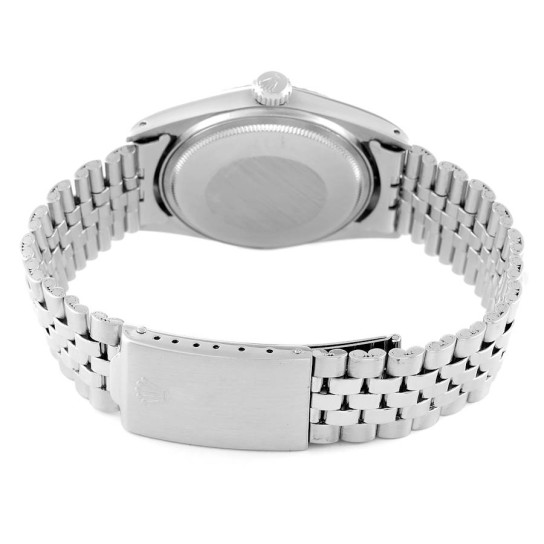 Rolex Datejust Silver Sigma Dial Oyster Bracelet Vintage Mens Watch 1603