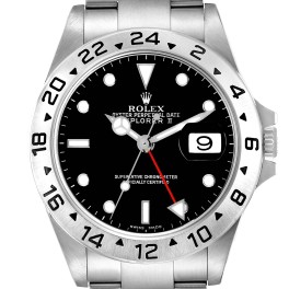 Rolex Explorer II Black Dial Automatic Steel Mens Watch 16570