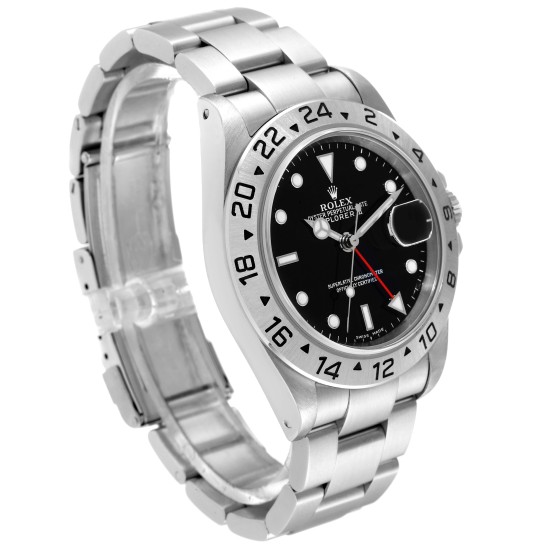 Rolex Explorer II Black Dial Automatic Steel Mens Watch 16570