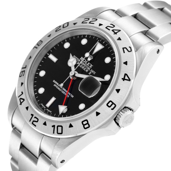 Rolex Explorer II Black Dial Automatic Steel Mens Watch 16570