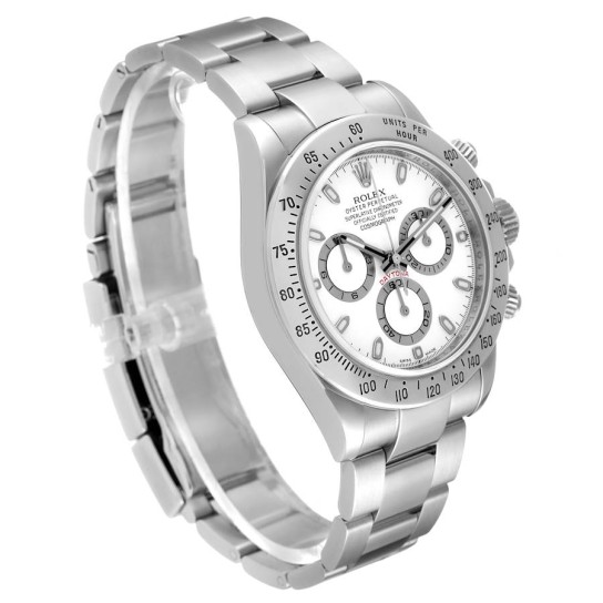 Rolex Daytona Steel White Dial Chronograph Mens Watch 116520