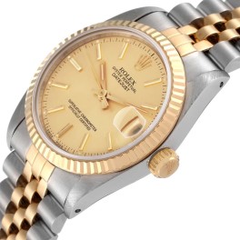 Rolex Datejust Midsize 31mm Steel Yellow Gold Ladies Watch 68273