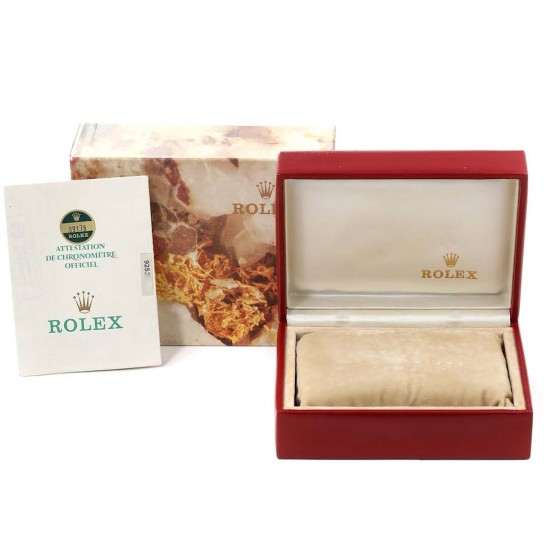 Rolex President Datejust Yellow Gold Diamond Dial Ladies Watch 69178 Box Papers