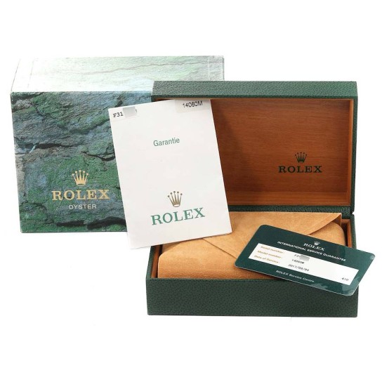 Rolex Submariner 40mm Non-Date 2 Liner Steel Mens Watch 14060 Box Card